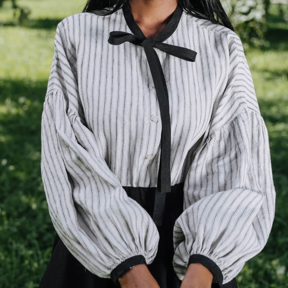 Son de Flor Tops - Son de Flor Clementine shirt - long